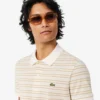 Classic Fit Striped Petit Piqua Polo