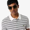Classic Fit Striped Petit Piqua Polo