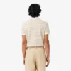 Classic Fit Striped Petit Piqua Polo