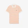 Classic Fit Striped Petit Piqua Polo