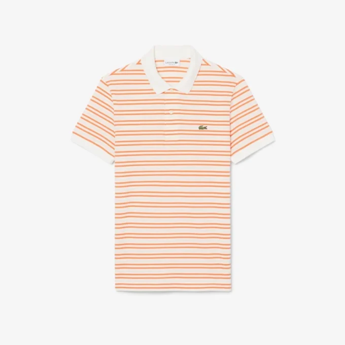 Classic Fit Striped Petit Piqua Polo