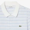 Classic Fit Striped Petit Piqua Polo