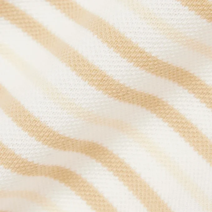 Classic Fit Striped Petit Piqua Polo