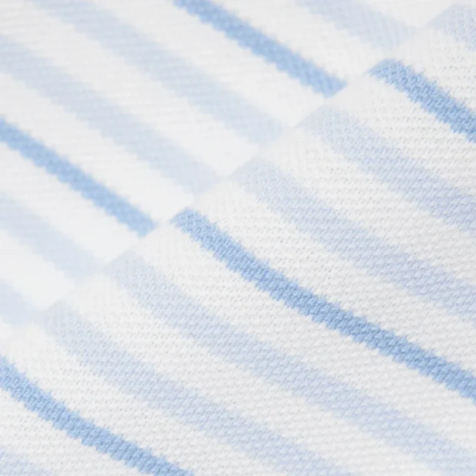 Classic Fit Striped Petit Piqua Polo