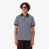 Classic Fit Textured Striped Polo