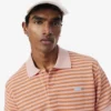 Classic Fit Textured Striped Polo