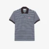 Classic Fit Textured Striped Polo