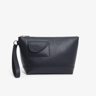 Club Lacoste Grain Leather Clutch
