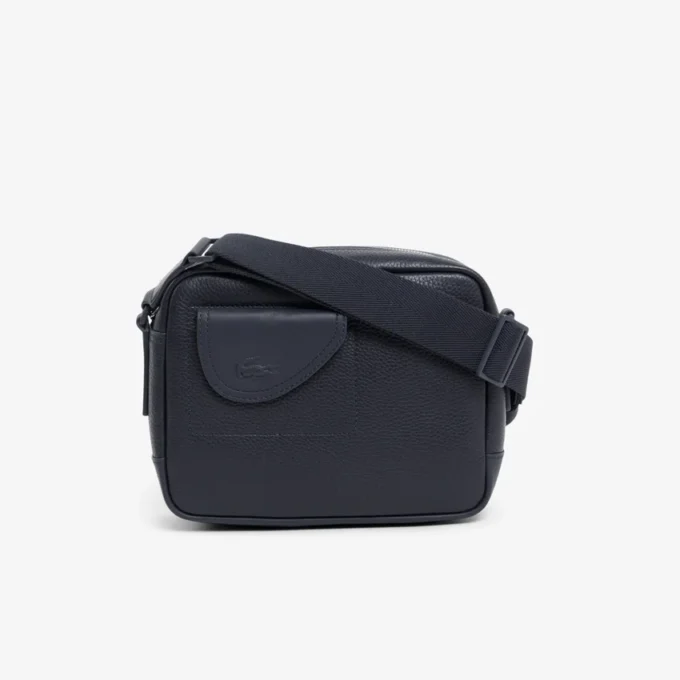 Club Lacoste Grain Leather Satchel