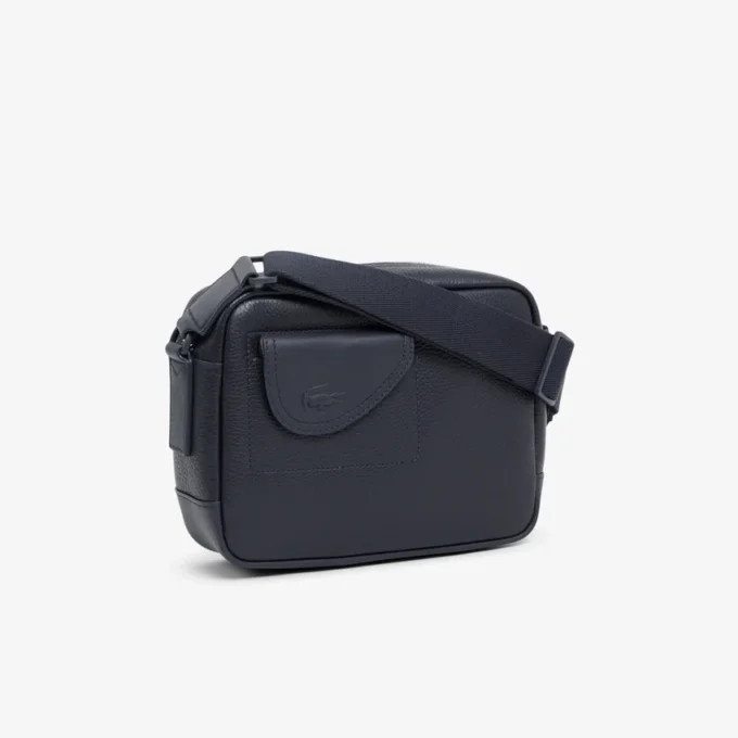 Club Lacoste Grain Leather Satchel