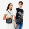 Club Lacoste Grain Leather Satchel