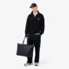 Club Lacoste Grain Leather Weekend Bag