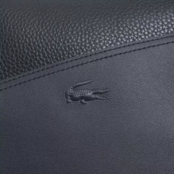 Club Lacoste Grain Leather Weekend Bag