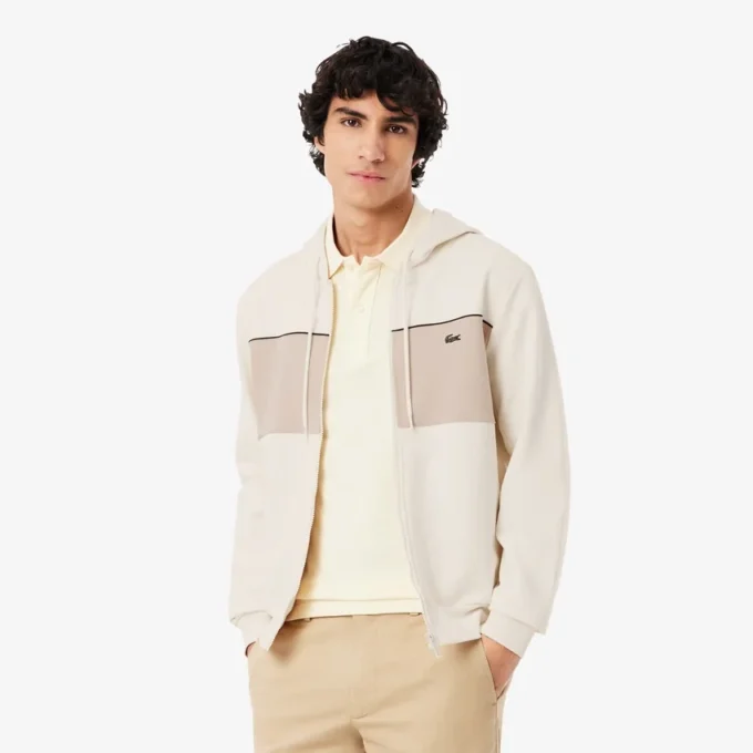 Colorblock Zipped Hoodie