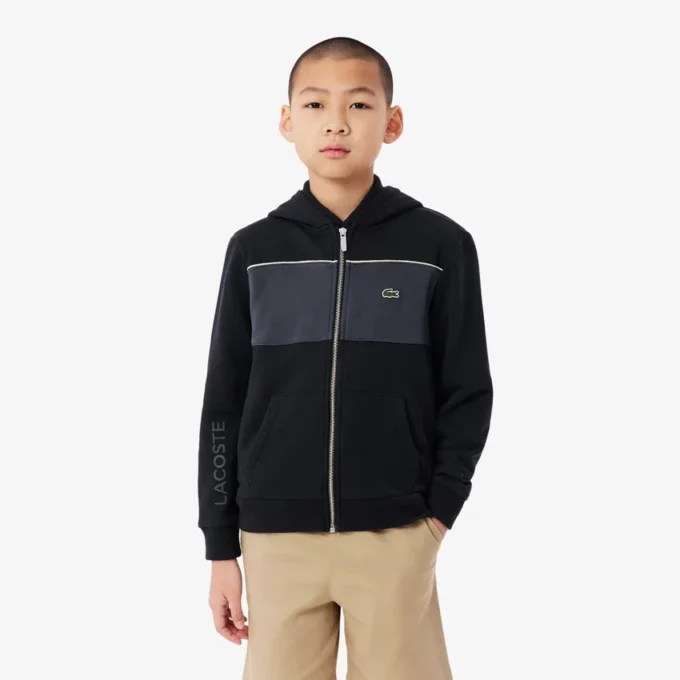 Colorblock Zipped Hoodie