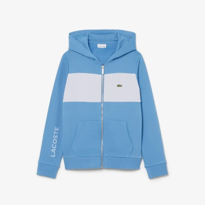 Colorblock Zipped Hoodie