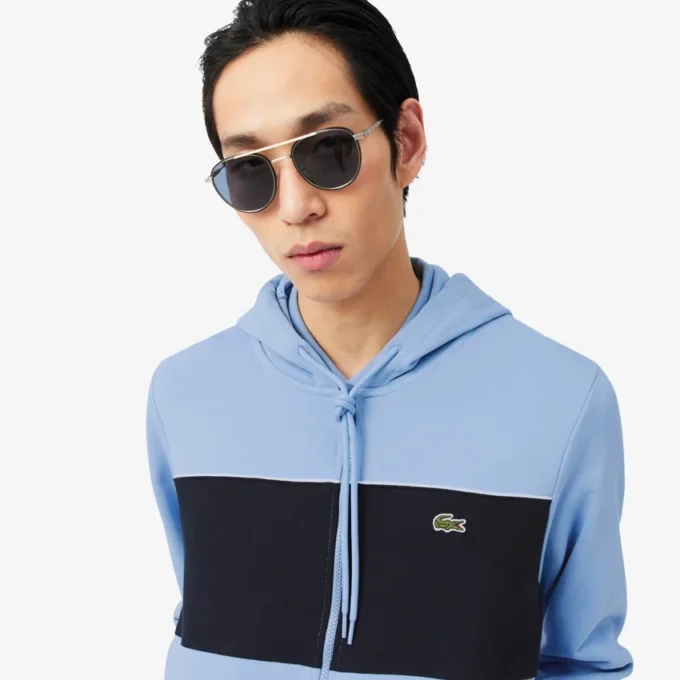 Colorblock Zipped Hoodie