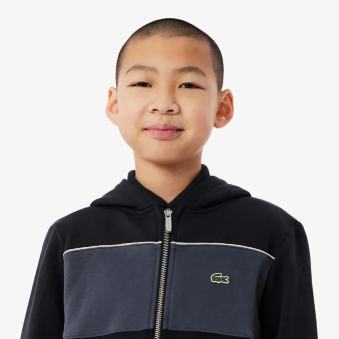 Colorblock Zipped Hoodie
