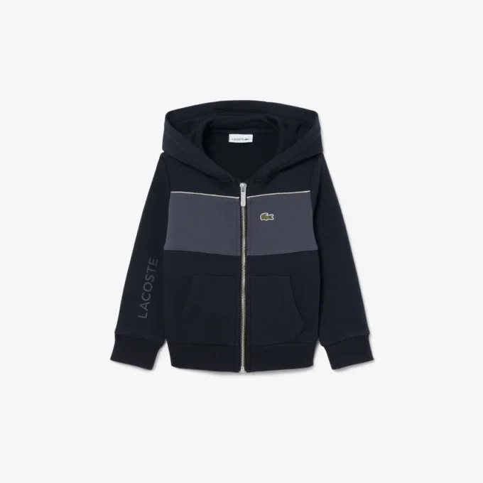 Colorblock Zipped Hoodie