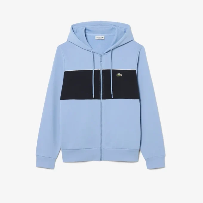 Colorblock Zipped Hoodie