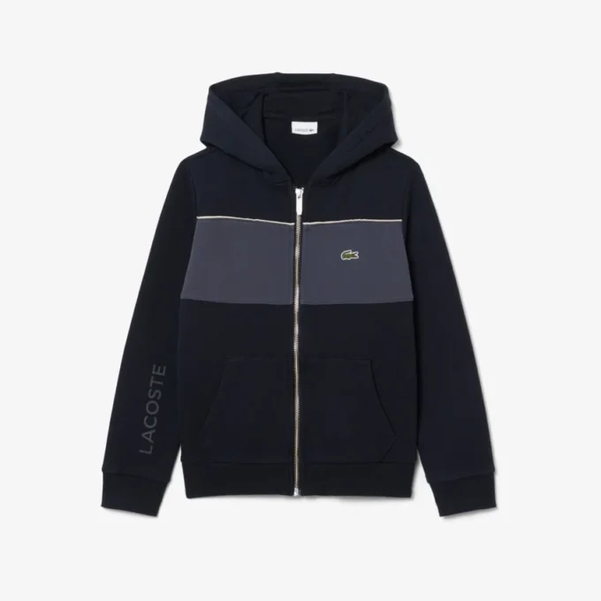 Colorblock Zipped Hoodie
