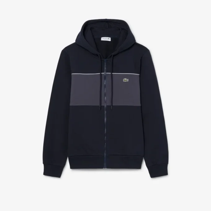 Colorblock Zipped Hoodie