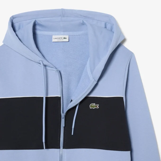 Colorblock Zipped Hoodie