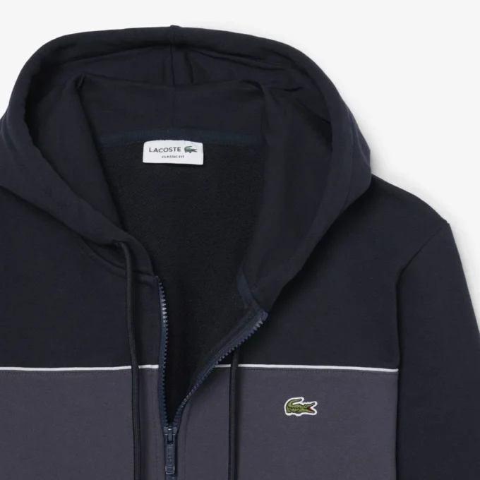 Colorblock Zipped Hoodie