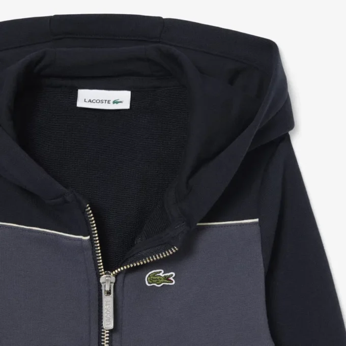 Colorblock Zipped Hoodie