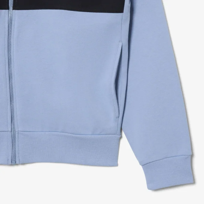 Colorblock Zipped Hoodie
