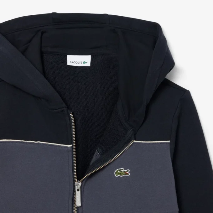 Colorblock Zipped Hoodie