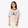 Contrast Badge Cotton T-Shirt