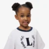 Contrast Badge Cotton T-Shirt