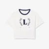 Contrast Badge Cotton T-Shirt