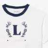 Contrast Badge Cotton T-Shirt