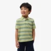 Contrast Stripe Petit Piqua Polo