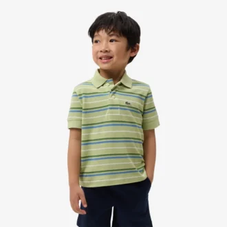 Contrast Stripe Petit Piqua Polo