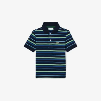 Contrast Stripe Petit Piqua Polo