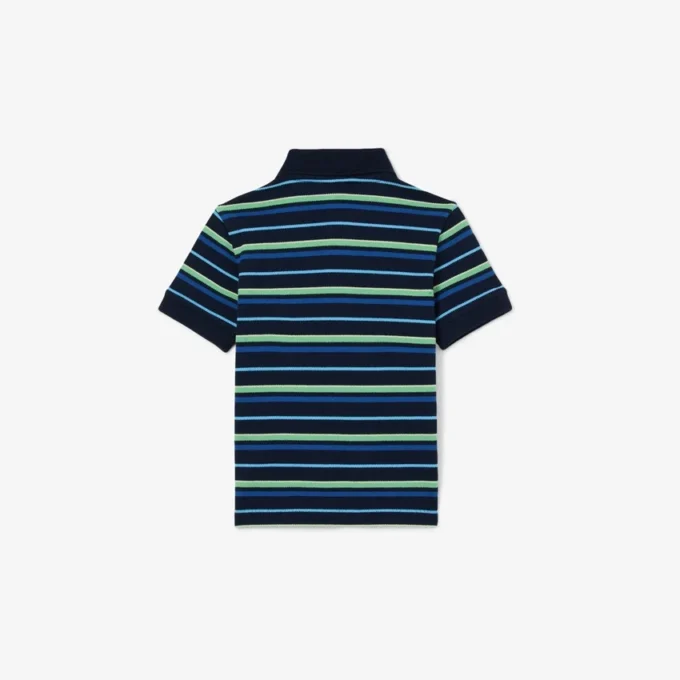 Contrast Stripe Petit Piqua Polo