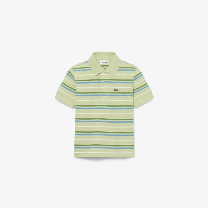 Contrast Stripe Petit Piqua Polo