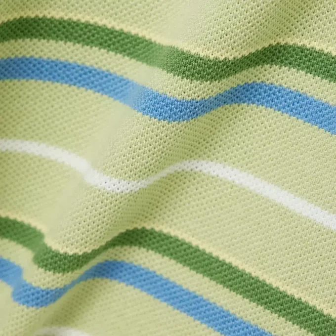 Contrast Stripe Petit Piqua Polo