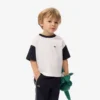 Contrast Trim Cotton T-Shirt