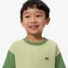 Contrast Trim Cotton T-Shirt