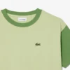 Contrast Trim Cotton T-Shirt