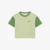 Contrast Trim Cotton T-Shirt