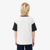 Contrast Trim Cotton T-Shirt
