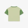 Contrast Trim Cotton T-Shirt