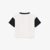 Contrast Trim Cotton T-Shirt
