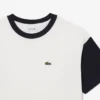 Contrast Trim Cotton T-Shirt
