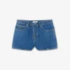 Cotton Denim Shorts